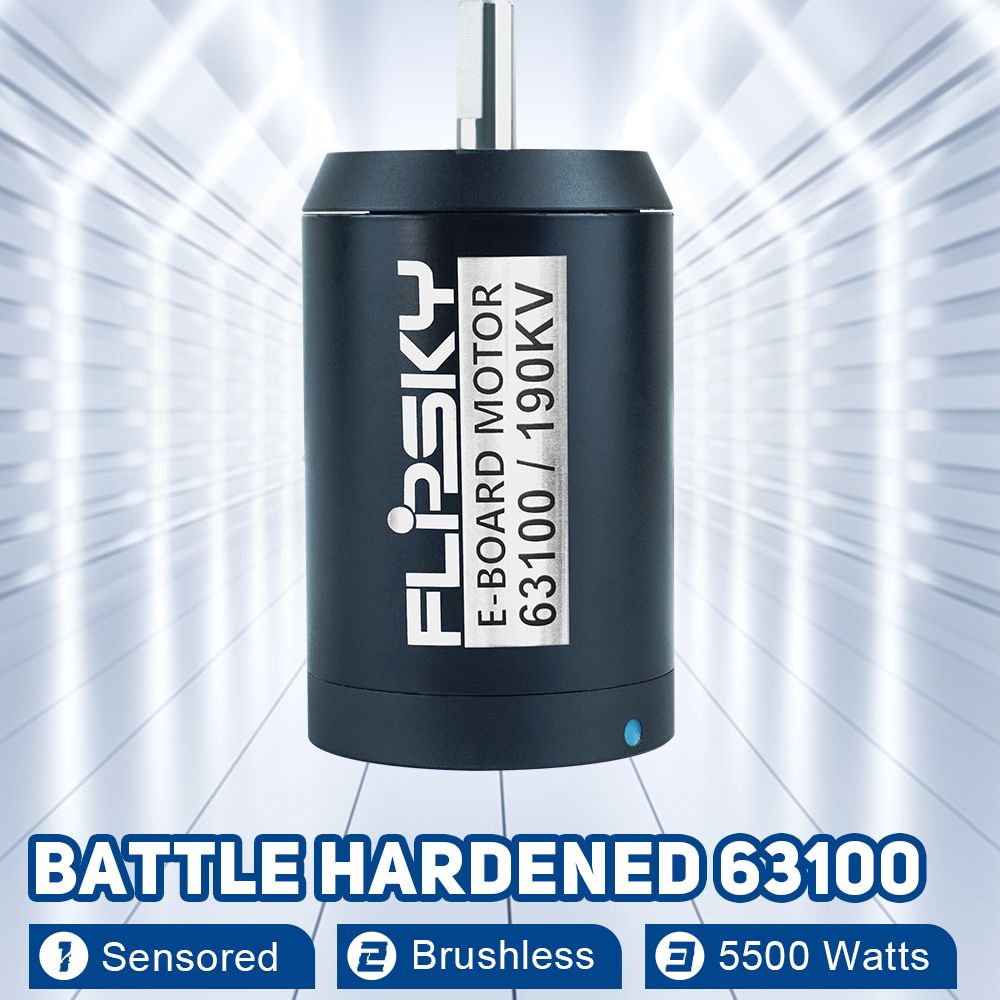 63100 Brushless Motor 140Kv - Flipsky-電動スケートボード用モーター,ブラシレスDC,硬化エネルギー消費,63100 140kv/190kv,5500w,diy電動スケートボード用