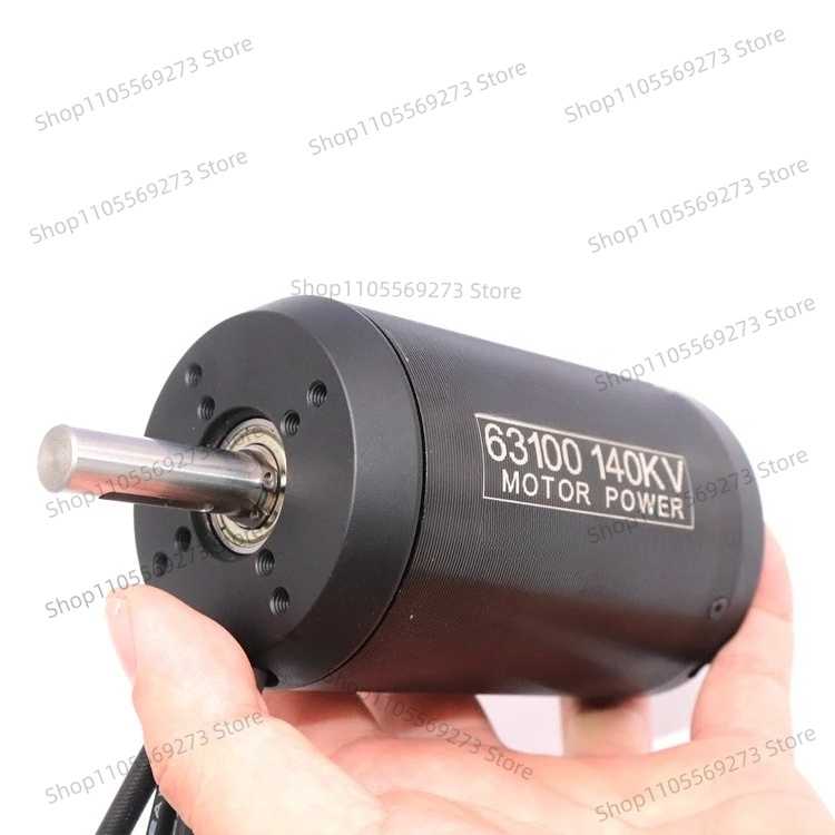 63100 Brushless Motor 140Kv - 63100 140kv 190kv 5000W デュアルハブベルト ダイレクトドライブDCブラシレスモーター